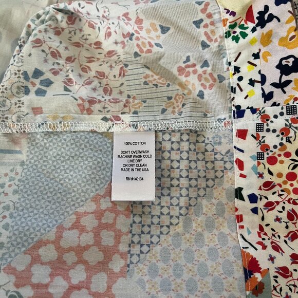 NWT Carleen Pocket Skirt Heirloom Cheater Print Cotton - Picture 5 of 6